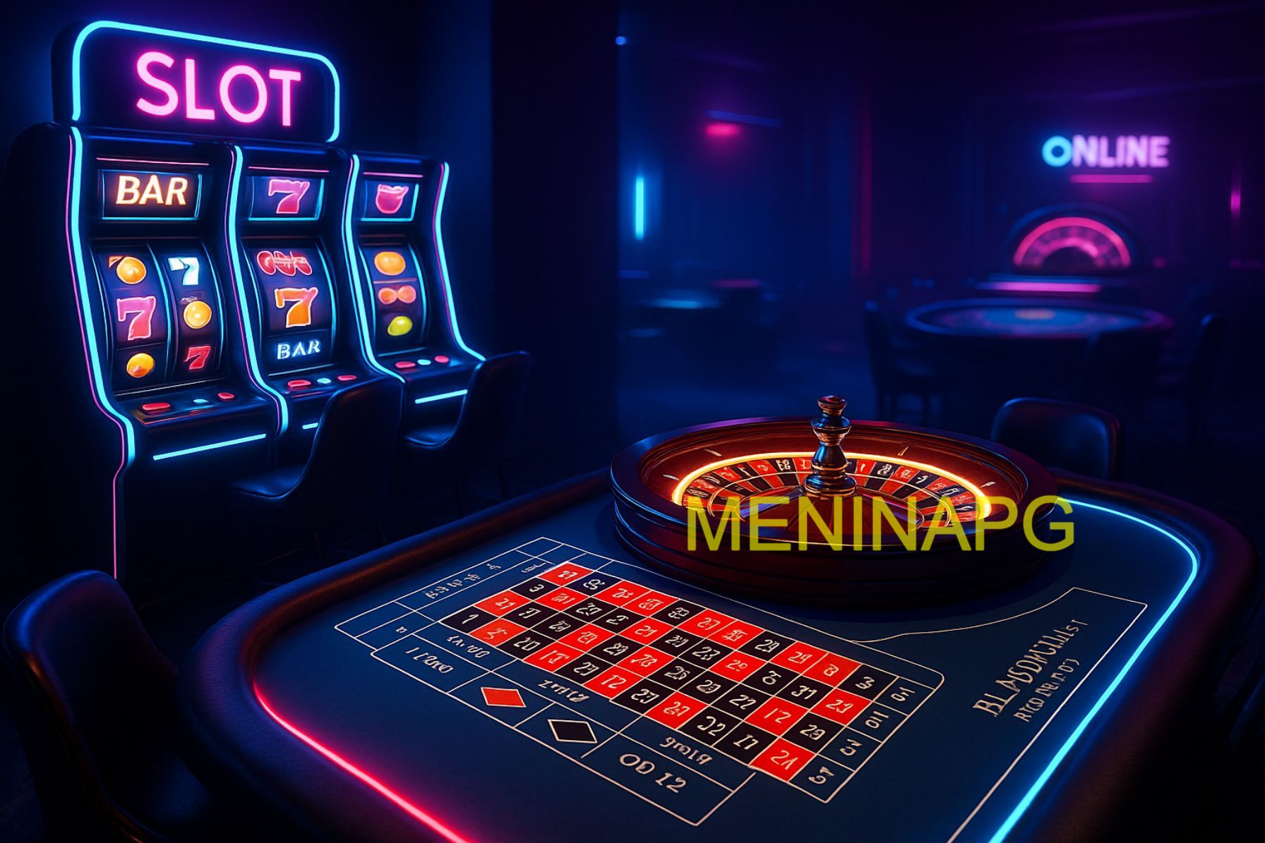 Jogos emocionantes no MENINAPG